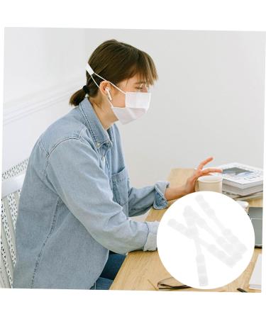 HAPINARY 10 Pcs Mask Hook Earrings - Tab Regulator Holder & Protection - Silica Gel White for Comfortable Wear - Buy Online on SooperMarket.com