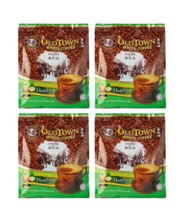 CNMART Malaysia Oldtown 3 in 1 White Coffee Hazelnut 15 sachets (Pack of 4)