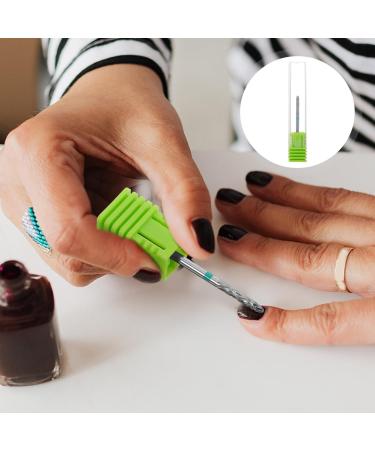 Baluue Nail Drill Bits Tungsten Steel Manicure Drill Bit Electric Pedicure Manicure Grinding Nail Art Tools for Manicure Pedicure Home Salon Green - Buy Online on SooperMarket.com