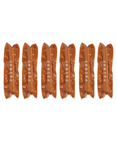 WOHPNLE 2pcs Sausage Casings 21mm Sausage Casings Skins Collagen Casings Skins Dry Sausage Casing for Fresh Sausage Smoked Sausage