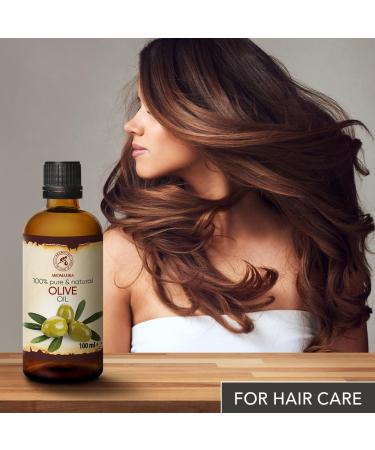 Extra Virgin Olive Oil 100ml - Cold-Pressed Pure Oil from Spain for Face Hair Skin & Nails - Best for Massage & Body Care - Buy Online on SooperMarket.com