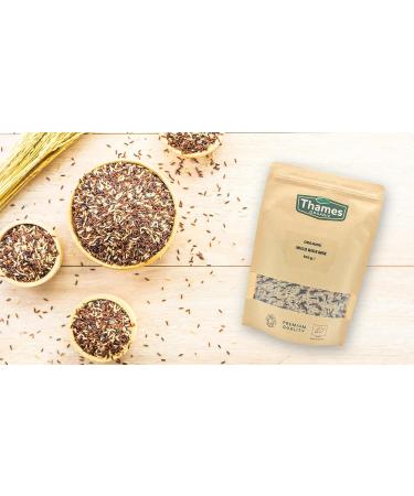 Organic Wild Rice Mix - Camargue Red Rice Long Grain Brown Rice - 500g Pack - Raw Vegan GMO-Free - Nutritious & Sustainable - Buy Online on SooperMarket.com