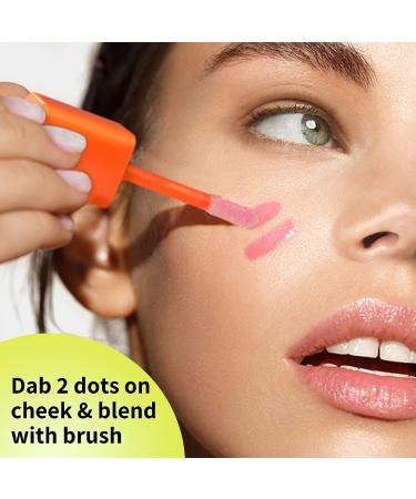 Cilrofelr Green Color Changing Liquid Blush Oil - Dewy & Natural Flush for Cheeks | Lightweight Formula for Customized Look on All Skin Tones - Buy Online on SooperMarket.com
