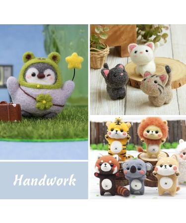 Needle Felting Kit - 40 Colors Wool Roving Set for Beginners | Felting Tool and Foam Mat Included - DIY Arts and Crafts Supplies - Buy Online on SooperMarket.com