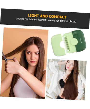 NOLITOY Mini Hair Comb & Bangs Trimmer Portable Hair Clipper for Women | Double Edge Comb for Perfect Bangs - Buy Online on SooperMarket.com