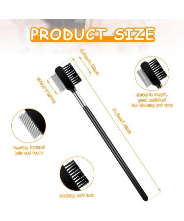 2 Pieces Dog Tear Comb Dog Eye Comb Tear Stain Remover Comb Dog Eye Grooming Comb Double-Sided for Removing Crust and Mucus - Buy Online on SooperMarket.com