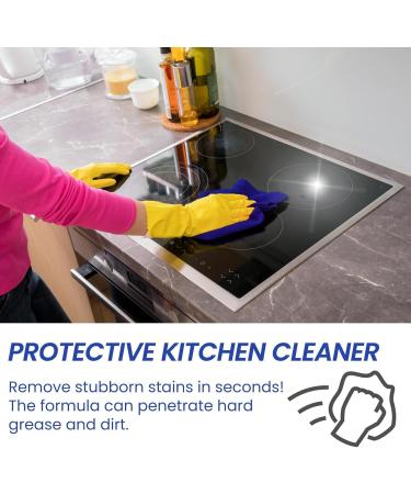 MOF-CHEF Protective Kitchen Cleaner | Tough Stains & Grease Remover (500g + Gloves) - International Shipping Available - Buy Online on SooperMarket.com