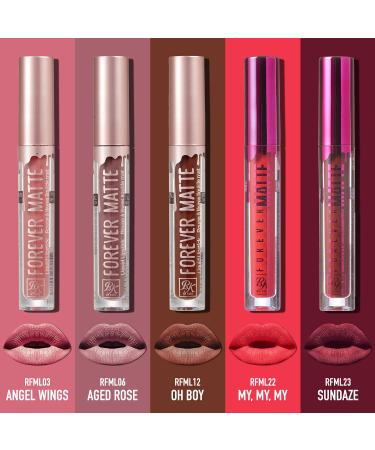 Ruby Kisses Forever Matte Liquid Lipstick 5 Pack - RFML03&06&12&22&23 - Set of 2 - Buy Online on SooperMarket.com