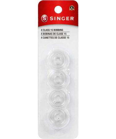Singer Class 15 Transparent Bobbins - 4 Count, 1 Pack - Buy Online on SooperMarket.com