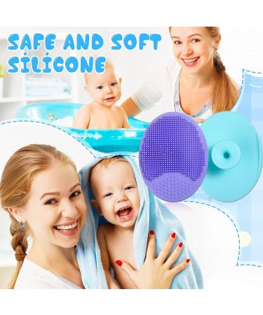 Lallisa 30-Piece Silicone Face Scrubber Set for Baby | Gentle Cradle Cap Brush for Facial Cleansing, Exfoliation, and Massage | Ideal for Dry Skin, Eczema - Buy Online on SooperMarket.com