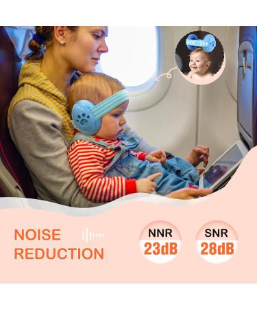 ZOHAN Baby Ear Defenders Boys 0-36 Months | Noise Cancelling Headphones for Sleeping & Airplane | Toddler Hearing Protection | Adjustable Headband | Blue - Buy Online on SooperMarket.com
