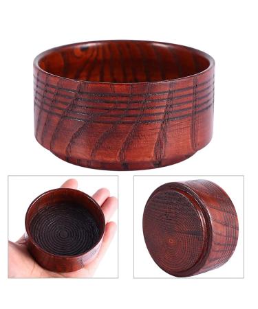 Natural Shaving Soap Cream in Wooden Bowl - Premium Men's Shaving Tool for Razor & Cleansing Foam - Buy Online on SooperMarket.com