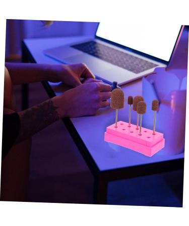 Kisangel 1 Set Nail Sand Ring Cap Electronic Tools Portable Nail Drill Nail Art Accessories Cuticle Clean Nail Drill Bit Ceramic Grinding Head Portable Handpiece File Nail Salon Tool Poland 8x6cm Rosy - Buy Online on SooperMarket.com