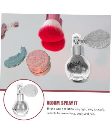 MUSISALY 1pc Spray Glitter Powder Spray Bottle Glitter Spray for Hair Sprayer Bottle White Plastic 7x5.5cm White - Buy Online on SooperMarket.com