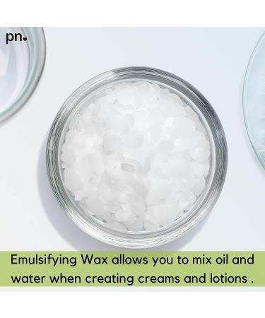 Non-GMO Emulsifying Wax NF Pastilles - 8 oz. | 100% Natural Plant Derived | Cosmetic Grade for Lotion Making | Made in USA - Buy Online on SooperMarket.com