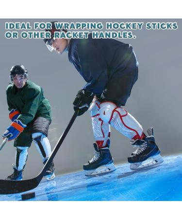 Vueinrg Ice Hockey Tape - 2 Rolls 2.5cm x 25m | Shock-Absorbing Anti-Rod Adhesive Handle Tape (Black Red) for Hockey & Sports - Buy Online on SooperMarket.com