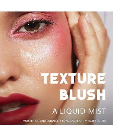 Moisturizing Liquid Blush - Natural Fluff Mist Matte Finish - Long Lasting 07 Cameo Brown 0.22 Fl Oz - Buy Online on SooperMarket.com