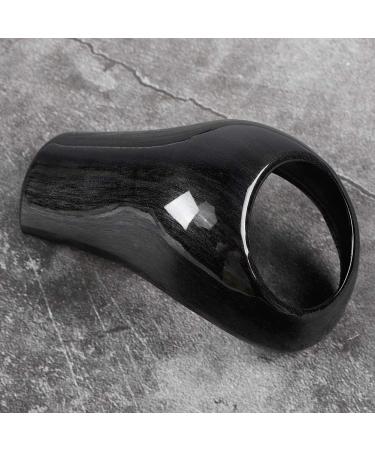 Knobm Gear Knob Cover Abs Gear Knob Cover Fits For A C E G Gls Left Hand Driving (black wood grain) - Buy Online on SooperMarket.com