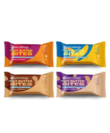 Sweet Nothings Superfood Nut Butter Bites Variety Pack - Chocolate Banana, Apple Cinnamon, Oatmeal Raisin, 8 Delicious Bites - Buy Online on SooperMarket.com
