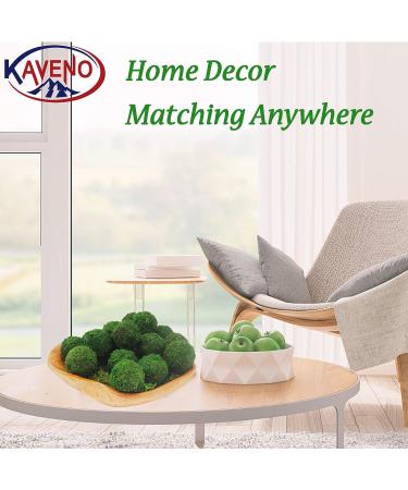Kaveno Green Moss Decorative Balls - Set of 12 Natural Green Spheres 2.4 - Buy Online on SooperMarket.com