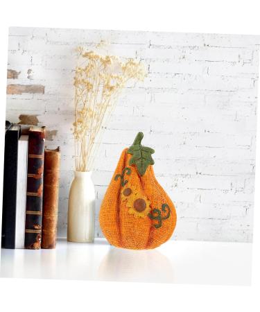 OUNONA 2pcs Resin Pumpkin Model Halloween Party Decor Office Decore Artificial Pumpkin Decoration Resin Pumpkin Ornament Home Decor Resin Crafts Small Pumpkins Fake Pumpkins - Buy Online on SooperMarket.com