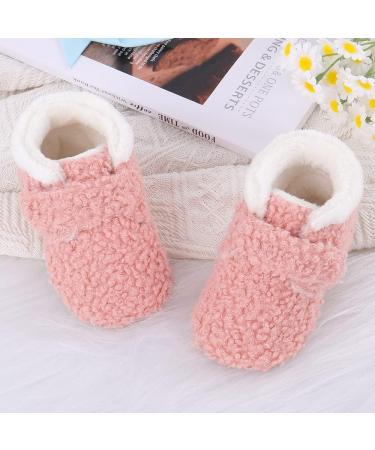 Cheerful Mario Baby Winter Home Slippers - Pure Pink 6-12 Months - Buy Online on SooperMarket.com