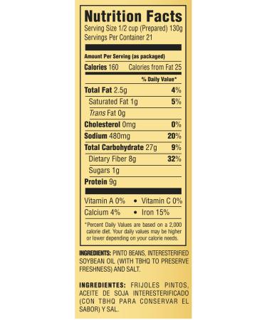 Cookquik Dehydrated Smooth Pinto Refried Beans 30oz - Authentic Taste and Easy Preparation - Buy Online on SooperMarket.com