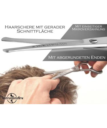 Premium Hair Scissors with Micro-Serration & Rounded Tip for Precision Cutting - Ideal for Professionals & Home Use | Fast International Shipping - Buy Online on SooperMarket.com