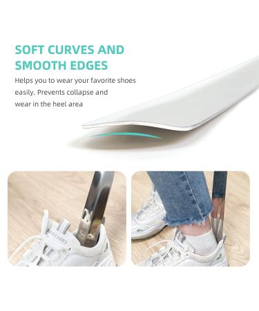 Long Handle Metal Shoe Horn - 31.5 for Seniors, Pregnant Women, and Back Pain Relief - Buy Online on SooperMarket.com