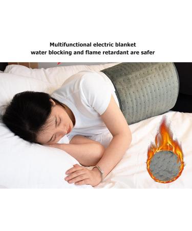 Alomejor Electric Waist Heating Blanket - Upgraded Velcro Warmer with Controller for Office Use - Gray - Buy Online on SooperMarket.com