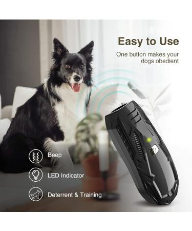 Anti Barking Device Auto Dog Barking Deterrent Devices Stop Dog Barking Ultrasonic Anti Barking Device Dogs Bark Stopper LED Indicate Indoor Outdoor Bark Control Training For Small Medium Large Dogs - Buy Online on SooperMarket.com
