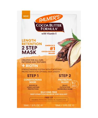 Palmer's Cocoa Butter & Biotin Length Retention 2-Step Hair Mask  1 Ounce