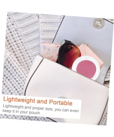 PACKOVE Makeup Case 8pcs Box Empty Eye Shadow Box Sheer Lipstick Empty Eyeshadow Organizer Makeup Tool Round Travel Sample Jars White 4x3.8cm - Buy Online on SooperMarket.com