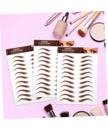 HAPINARY 5 Sheets eyebrow sticker sticker eye makeup supplies makeup eyebrow - Buy Online on SooperMarket.com