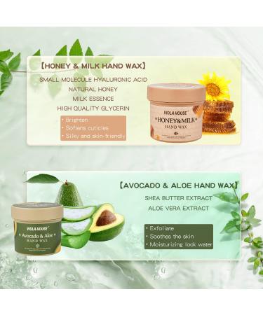 Viola House Handmask - Moisturizing & Peeling Mask for Cracked Dry Aging Hands (150g Avocado & Aloe) - Skin Repair & Brightening - Buy Online on SooperMarket.com