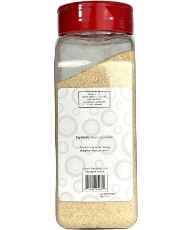 Dubble O Brand Granulated Onion 10 oz - Non GMO, Kosher, Halal, Gluten Free - Buy Online on SooperMarket.com
