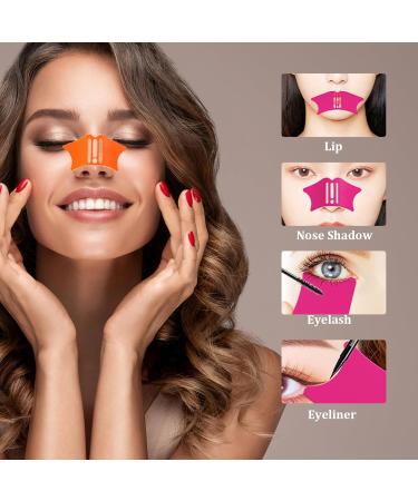 Nose Contour templates 3pcs Silicone Nostaur Contour Contour Multifunctional template The makeup eye tool for beginners who apply shadow - Buy Online on SooperMarket.com