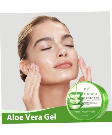 1PC Aloe Vera Gel 300g Natural Aloe Gel Sun Relief Moisturizer Organic Aloe Vera Gel for Face & Body Soft and Soothing Sensitive Skin Hydration - Buy Online on SooperMarket.com