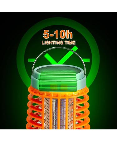 Electric Mosquito Killer Lamp Mosquito Lamp Mosquito Zapper Electric Fly Killer Electric Fly Zapper Household Use Indoor Outdoor Mosquito Trap Portable(Color:Orange) - Buy Online on SooperMarket.com