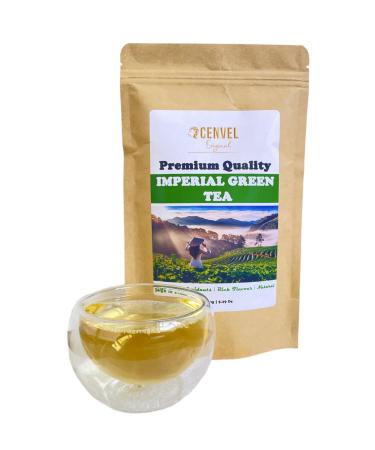 CENVEL Imperial Green Tea | Pure & Natural Loose Leaf Green Tea | Exclusive Large Leaves Green Tea | Rich in Antioxidants | Eco-Friendly Packaging | (150g)