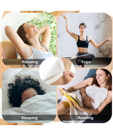 5 Pack Self-Adhesive Castor Oil Packs - Organic Cotton Leak-Proof & Absorbent Massage Belt (20x22cm) - Buy Online on SooperMarket.com