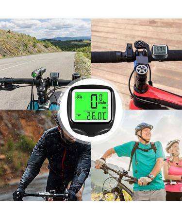 Finibo Wired Bicycle Computer - Waterproof 23-Function Speedometer & Mileage Counter for Cyclists - Buy Online on SooperMarket.com