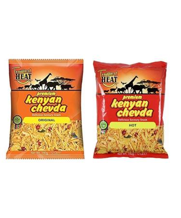 Tropical Heat Premium Kenyan Chevda Snacks Mix 340g (Original and Hot)