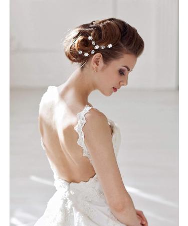 40 Pack Rhinestone Bridal Wedding Hair Pins - Elegant Hair Accessories for Women and Girls (Style B) - Buy Online on SooperMarket.com