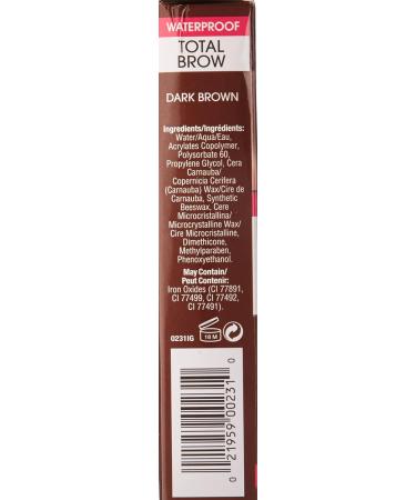 Cover Your Gray Total Brow Eyebrow Sealer and Color - Dark Brown | Long-Lasting Formula - Buy Online on SooperMarket.com