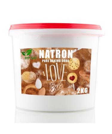 Sodium hydrogen carbonate Baking Soda Sodium salt| Sodium bicarbonate E500 in bucket TOP (2kg) 2 kg (1 pack)