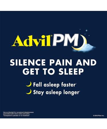 Advil PM Pain Reliever/Nighttime Sleep Aid - 200 Coated Caplets - Buy Online on SooperMarket.com