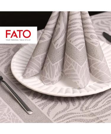 Buy FATO Airlaid Jungle Dust Napkins - 50 Pack 40x40 cm | Textile Effect Eco-Friendly Table Decor - Buy Online on SooperMarket.com