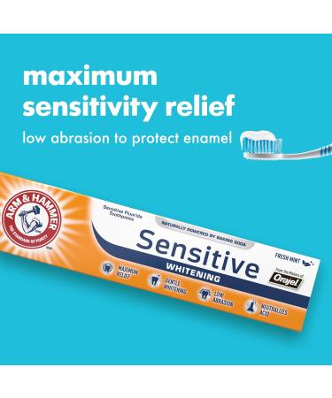 ARM & HAMMER Sensitive Whitening Toothpaste 120-ml - Buy Online on SooperMarket.com