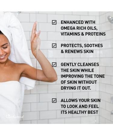Just Nutritive Skin Calming Body Wash | Natural & Best Body Wash for Sensitive Skin | 16 oz | Shop Internationally - Buy Online on SooperMarket.com